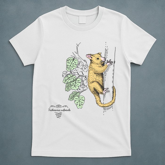 Common Brushtail Possum Trichosurus Vulpecula Engraved T-Shirt
