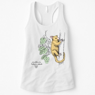 Common Brushtail Possum Trichosurus Vulpecula Engraved Womens Tank Top