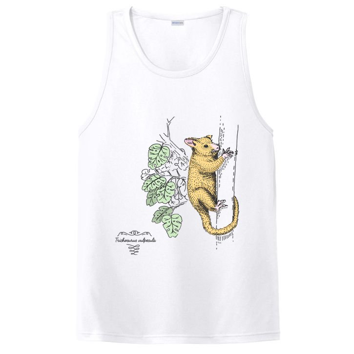 Common Brushtail Possum Trichosurus Vulpecula Engraved PosiCharge Competitor Tank