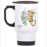 Common Brushtail Possum Trichosurus Vulpecula Engraved Stainless Steel Travel Mug