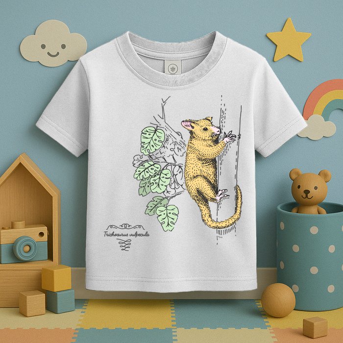Common Brushtail Possum Trichosurus Vulpecula Engraved Toddler T-Shirt