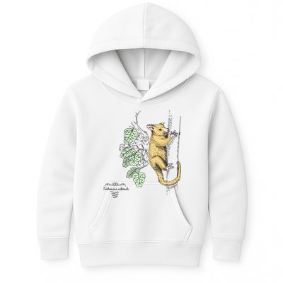 Common Brushtail Possum Trichosurus Vulpecula Engraved Kids Hoodie