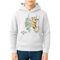 Common Brushtail Possum Trichosurus Vulpecula Engraved Kids Hoodie