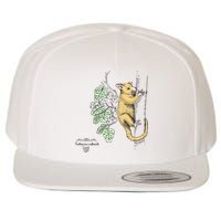 Common Brushtail Possum Trichosurus Vulpecula Engraved Wool Snapback Cap