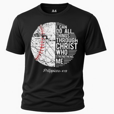 Christian Baseball Philippians Religious Gifts Cooling Performance Crew T-Shirt