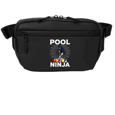 Cool Billiards Pool Player Ninja Billiard Best Gifts Funny Sport Crossbody Pack