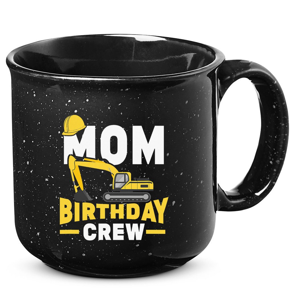 Construction Birthday Party Digger Mom 15oz Campfire Ceramic Mug