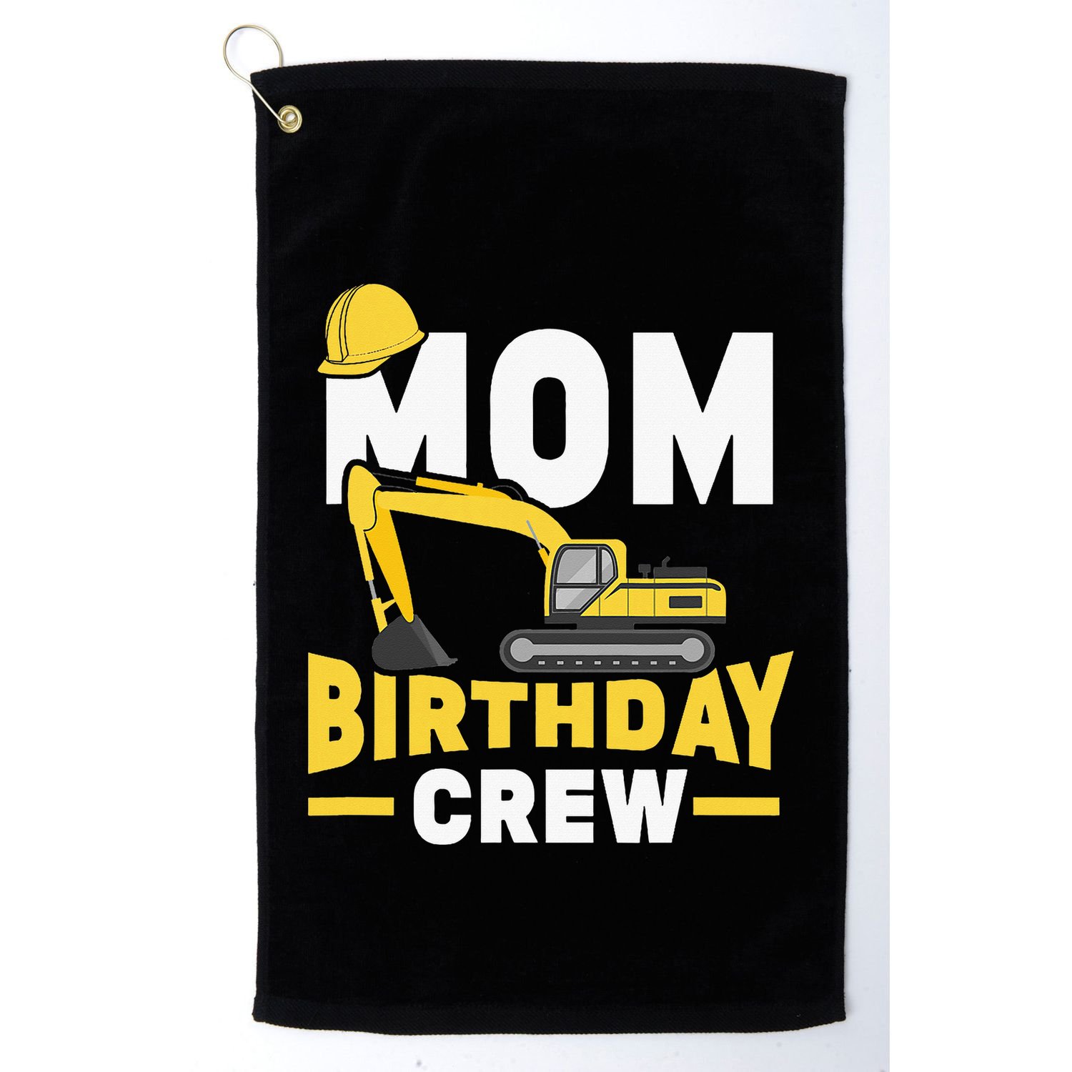 Construction Birthday Party Digger Mom Golf Towel