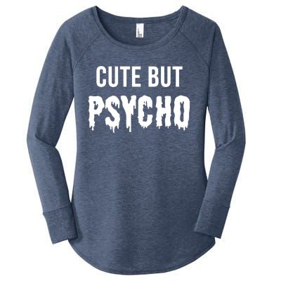 Cute But Psycho Women's Perfect Tri Tunic Long Sleeve Shirt