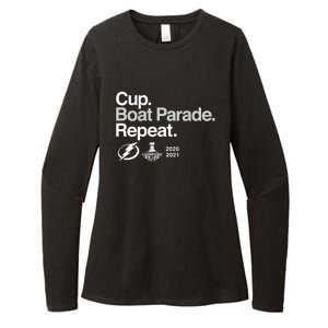 Cup Boat Parade Repeat Womens CVC Long Sleeve Shirt