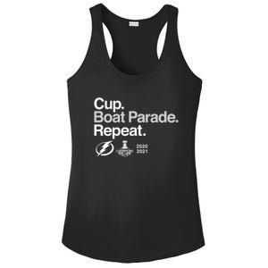 Cup Boat Parade Repeat Ladies PosiCharge Competitor Racerback Tank