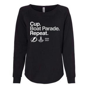 Cup Boat Parade Repeat Womens California Wash Sweatshirt