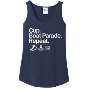 Cup Boat Parade Repeat Ladies Essential Tank