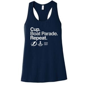 Cup Boat Parade Repeat Women's Racerback Tank