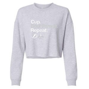 Cup Boat Parade Repeat Cropped Pullover Crew