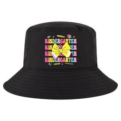 Coquette Bow Pencil Retro Kindergarten Funny Back To School Cool Comfort Performance Bucket Hat