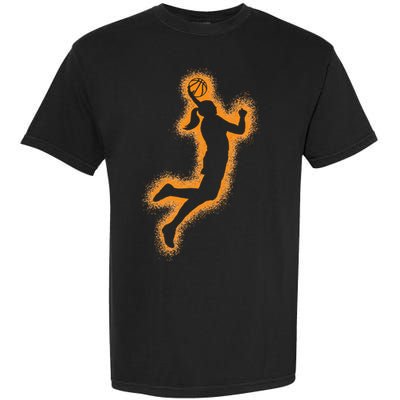 Cute Basketball Player Print Women Basketball Garment-Dyed Heavyweight T-Shirt