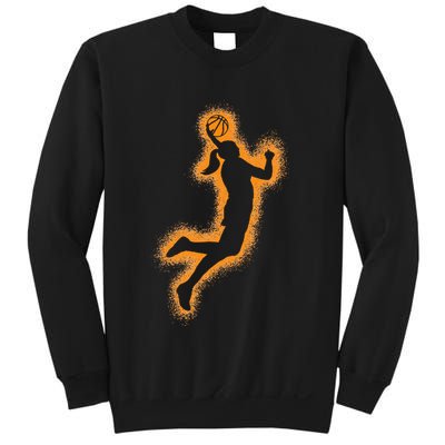 Cute Basketball Player Print Women Basketball Sweatshirt