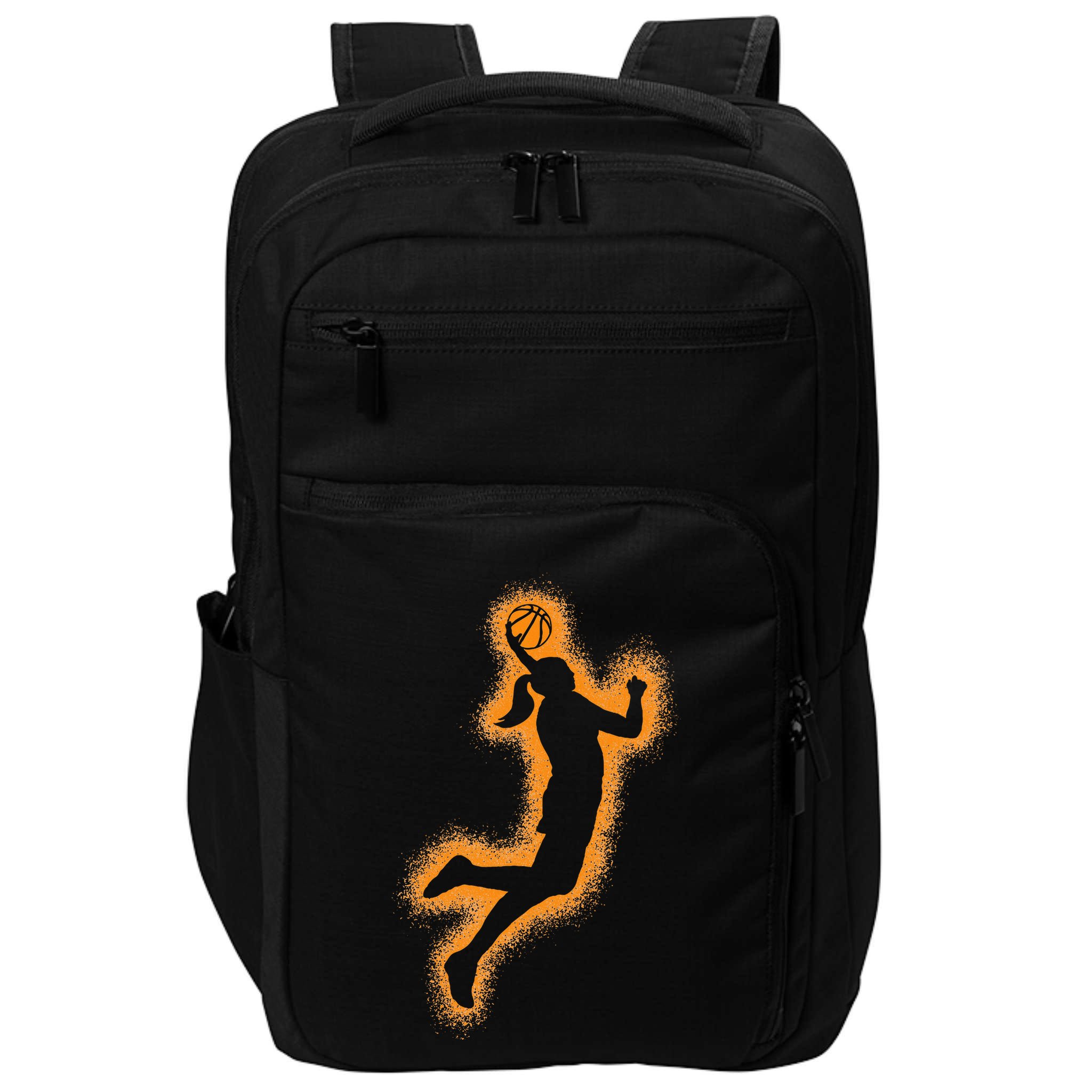Cute Basketball Player Print Women Basketball Impact Tech Backpack