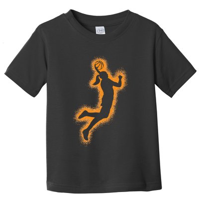 Cute Basketball Player Print Women Basketball Toddler T-Shirt