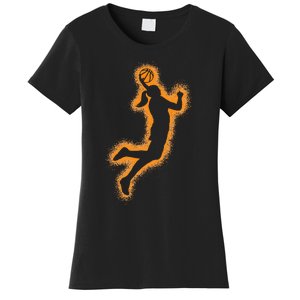 Cute Basketball Player Print Women Basketball Women's T-Shirt