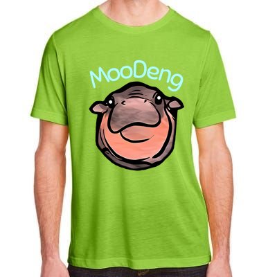 Cute Baby Pygmy Hippo Moodeng Adult ChromaSoft Performance T-Shirt