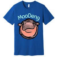 Cute Baby Pygmy Hippo Moodeng Premium T-Shirt