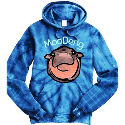 Cute Baby Pygmy Hippo Moodeng Tie Dye Hoodie