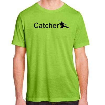 Catcher Baseball Player Adult ChromaSoft Performance T-Shirt