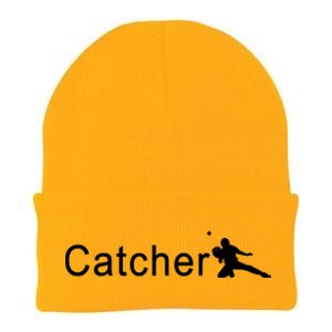 Catcher Baseball Player Knit Cap Winter Beanie