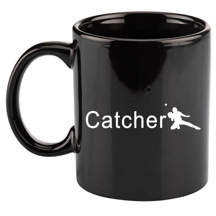 Catcher Baseball Player 11oz C Handle Ceramic Mug