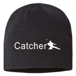 Catcher Baseball Player Sustainable Beanie