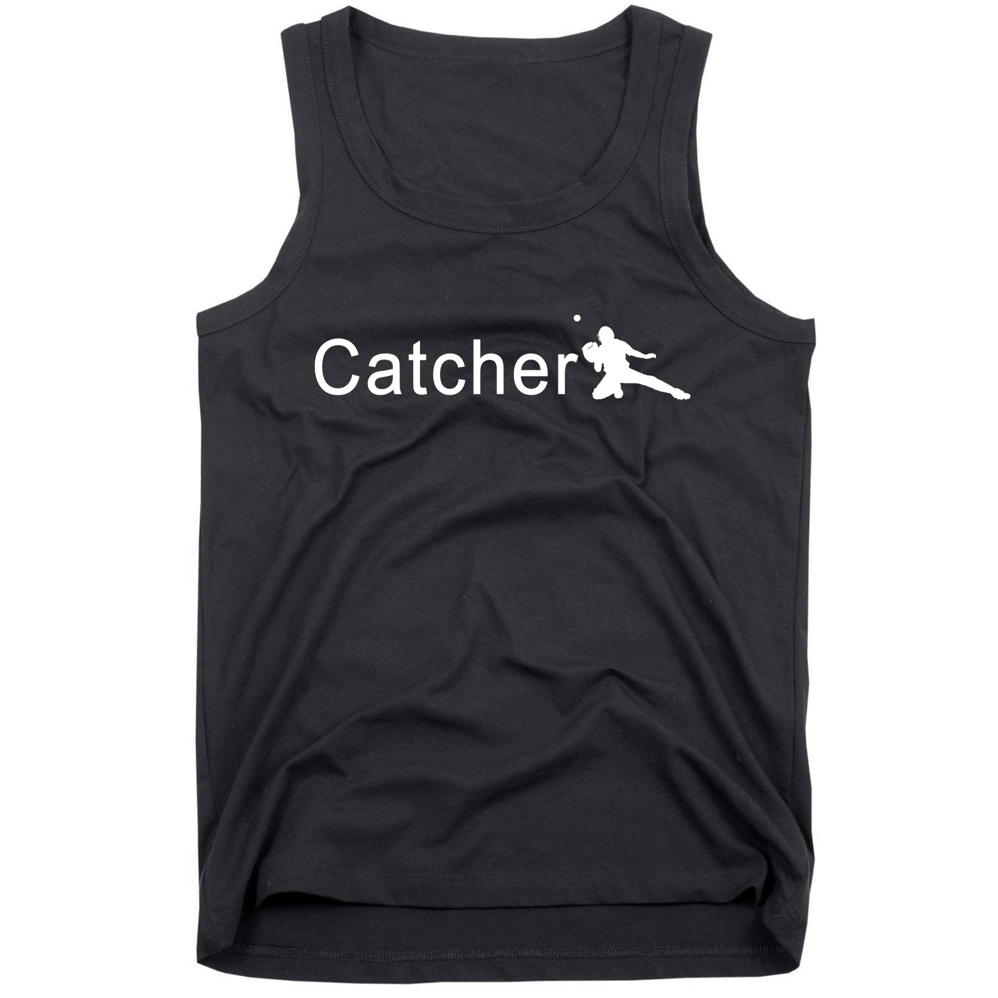 Catcher Baseball Player Tank Top