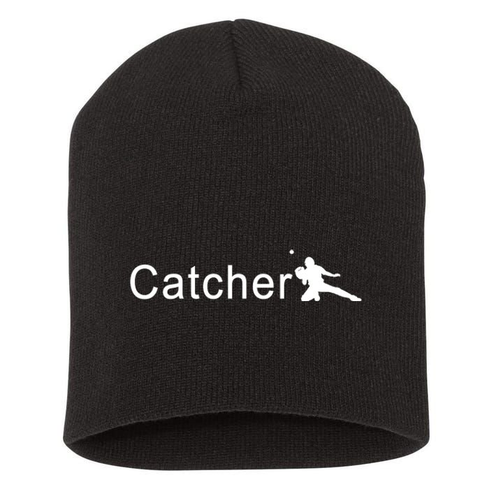 Catcher Baseball Player Short Acrylic Beanie