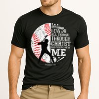 Cool Baseball Player Christian Bible Verse Cooling Performance Crew T-Shirt