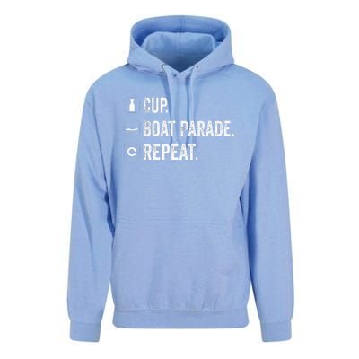 Cup Boat Parade Repeat hockey fans Unisex Surf Hoodie