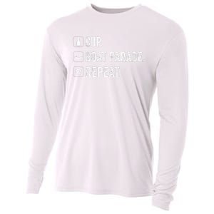 Cup Boat Parade Repeat hockey fans Cooling Performance Long Sleeve Crew