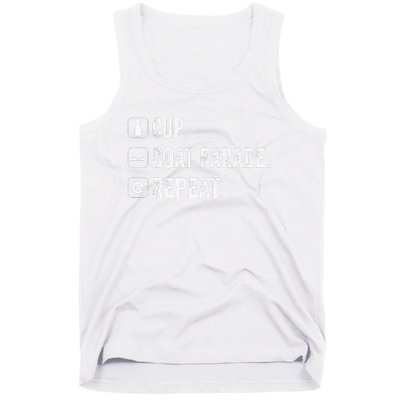 Cup Boat Parade Repeat hockey fans Tank Top