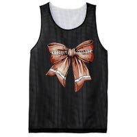 Coquette Bow Pumpkin American Football Thanksgiving Autumn Mesh Reversible Basketball Jersey Tank