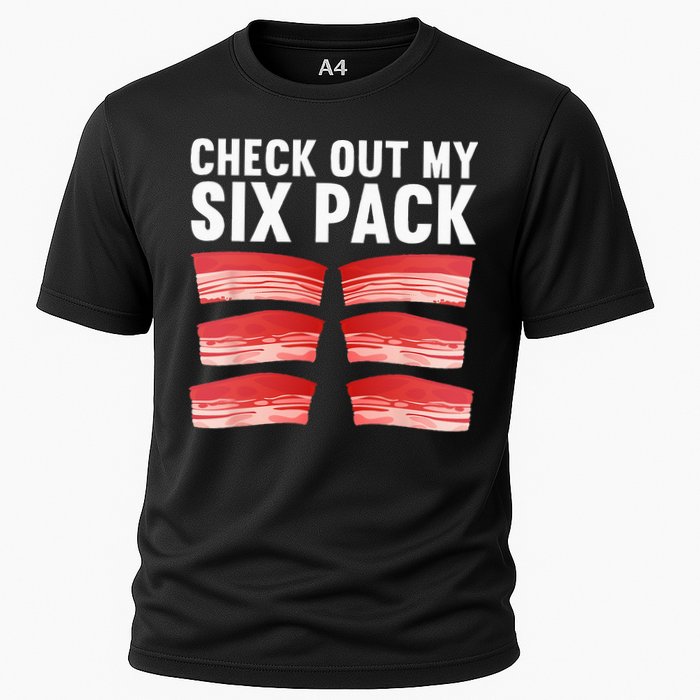 Cool Bacon Pork Food Meat Lovers Foodie Cooling Performance Crew T-Shirt