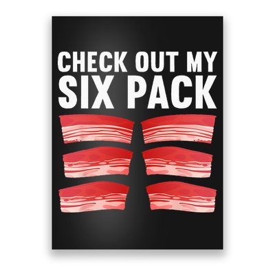 Cool Bacon Pork Food Meat Lovers Foodie Poster