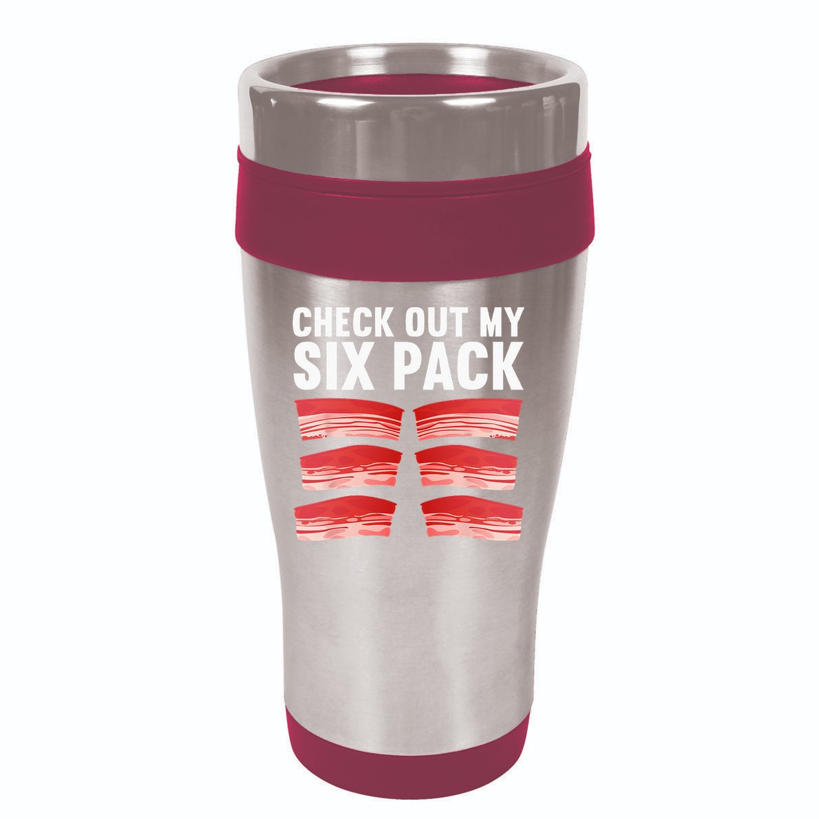 Cool Bacon Pork Food Meat Lovers Foodie 16oz Travel Tumbler