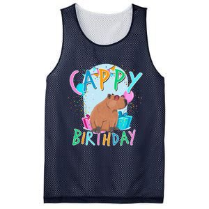 Capybara Birthday Party Capybaras Mesh Reversible Basketball Jersey Tank