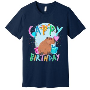 Capybara Birthday Party Capybaras Premium T-Shirt