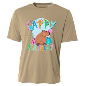 Capybara Birthday Party Capybaras Cooling Performance Crew T-Shirt