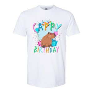 Capybara Birthday Party Capybaras Softstyle CVC T-Shirt