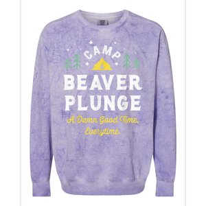 Camp Beaver Plunge Colorblast Crewneck Sweatshirt