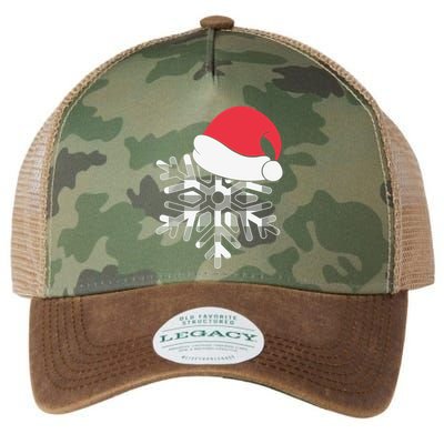 Christmas Buffalo Plaid Snowflake Legacy Tie Dye Trucker Hat