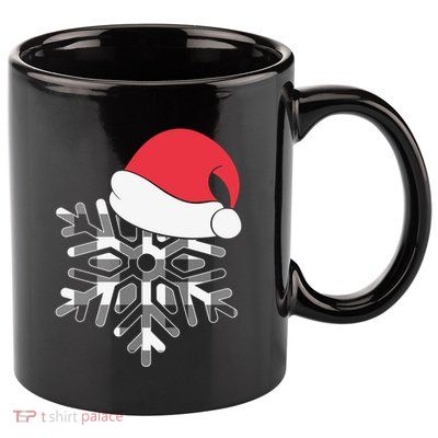 Christmas Buffalo Plaid Snowflake 11oz C Handle Ceramic Mug