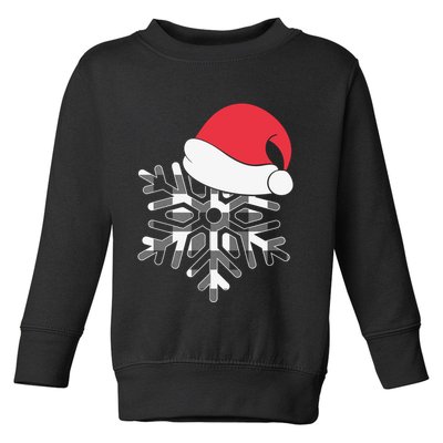 Christmas Buffalo Plaid Snowflake Toddler Sweatshirt